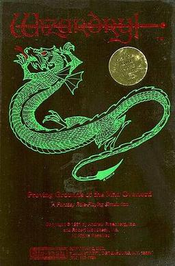 Cover artwork of the 1981 role-playing game Wizardry: Proving Grounds of the Mad Overlord