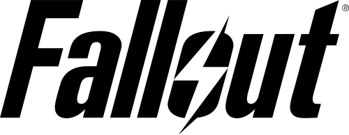 The word "Fallout" in the series' stylized yellow-and-black lettering