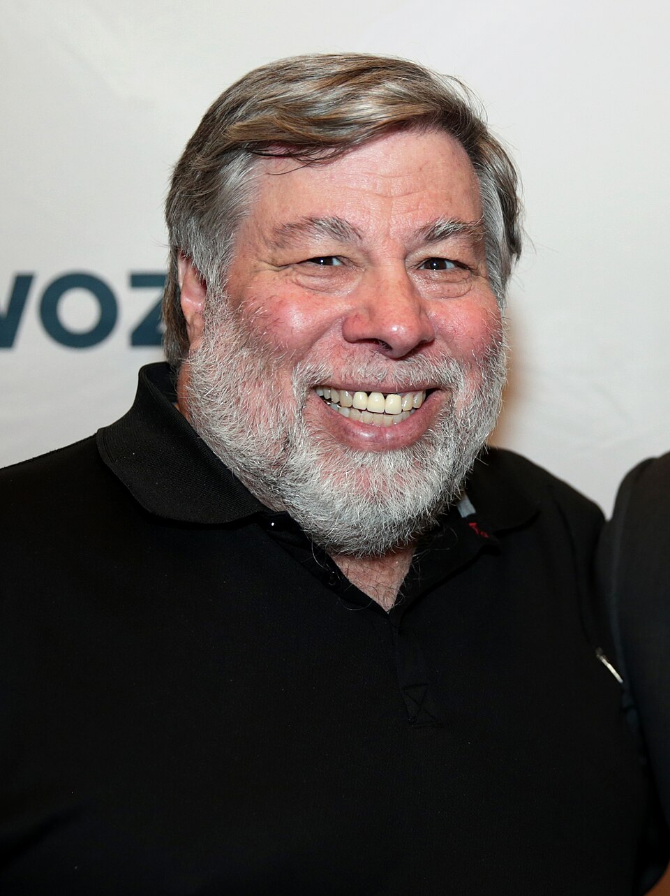 Steve Wozniak speaking into a microphone.