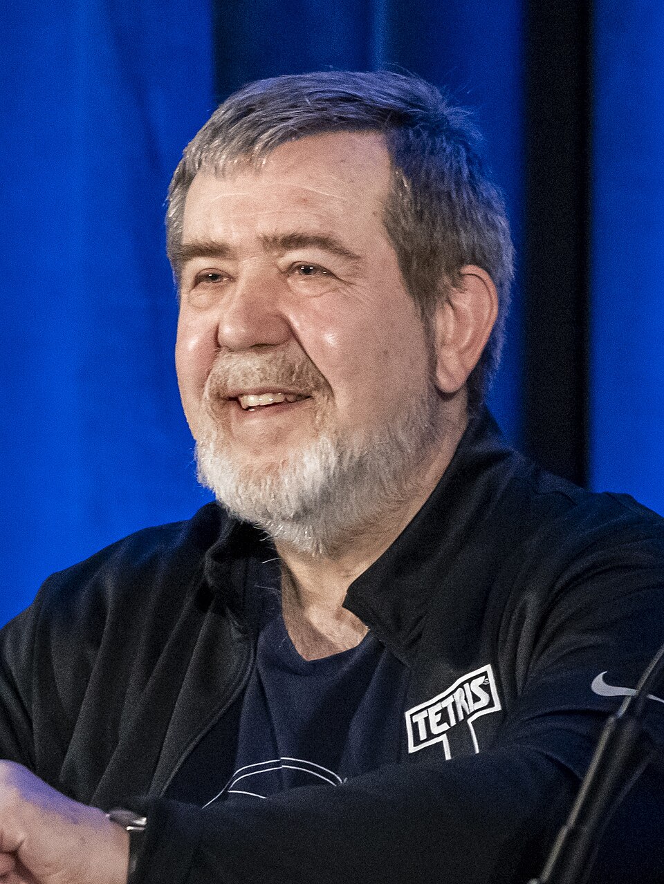 Alexey Pajitnov photographed at a conference|