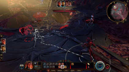 Screenshot of a combat scene in Baldur's Gate 3