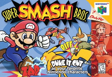 Box art showing Nintendo characters in a fighting crossover