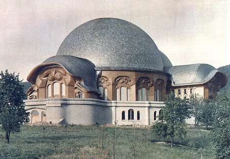 Wooden domed building of the first Goetheanum