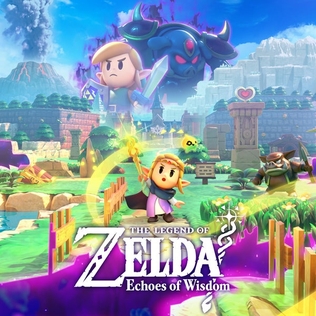 Cover art showing Princess Zelda holding the Tri Rod