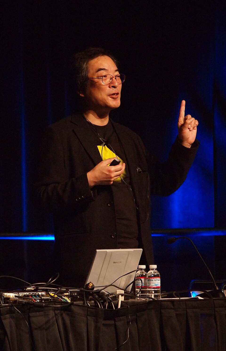 Tōru Iwatani speaking at GDC 2011
