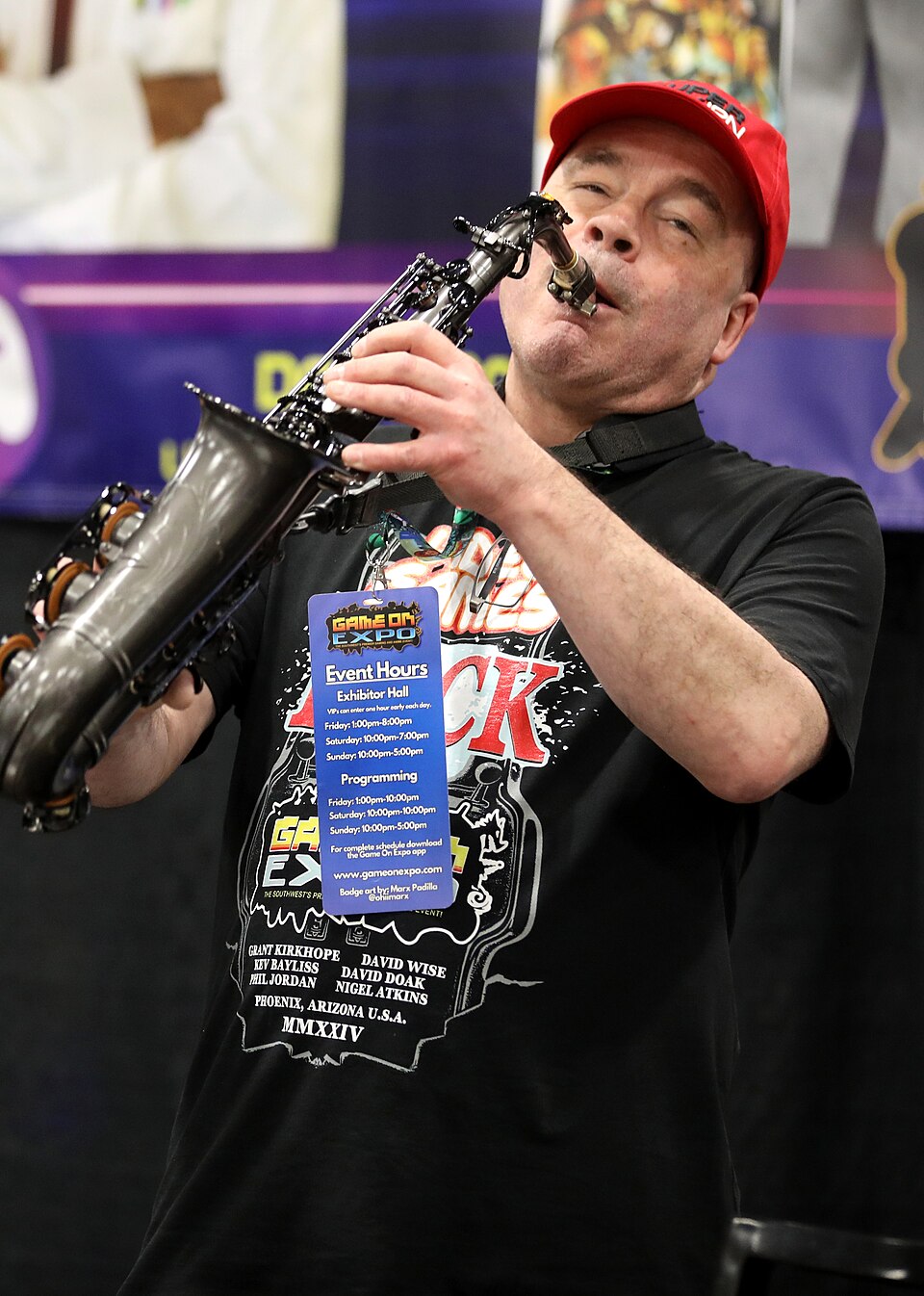 Photograph of David Wise speaking at a public event|
